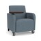 Lesro Siena Lounge Reception Guest Chair W/ Swivel Tablet, 27 in W 29.5 in L 32.5 in H SN1101 - alternate 1